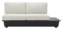 Zuo Tien RHF Loveseat Beige, Beige Sofa, Modern Style, Patio Furniture, Outdoor Fabric, Seats up to 2, Aluminum, Outdoor Living, 78.7" W x 32.5" D x 33.5" H, Non-Stackable