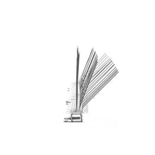 Bird B Gone Gutter Bird Spike, 3" Wide, 50-Feet, Stainless Steel, BGS