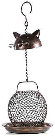 Feiyx Outdoor Bird Feeders, Great for Wild Birds, Garden Yard Outside Decoration,Outdoor Hanging Metal Wild Bird Feeder