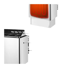 POGHDBXA Sauna Accessories, Sauna Heater, Stove Accessories for Home Saunas Dry Sweat Stainless Steel Small Heating and Dehumidifying Device for, Hotel, SPA(8kw)