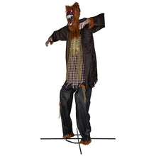 Northlight Huge Lighted Animated Talking Werewolf Halloween Decoration 12'' Brown