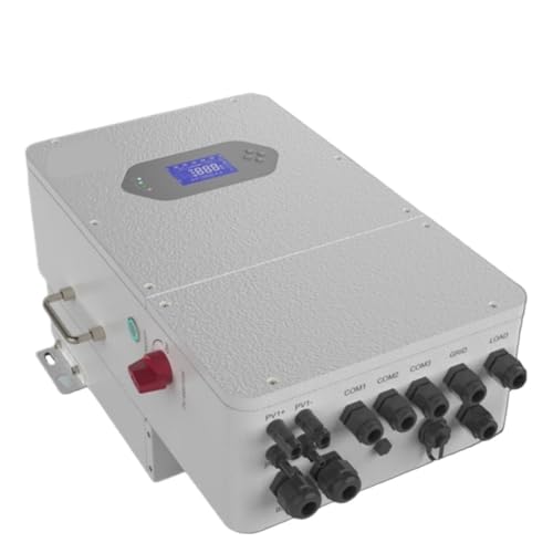 Solar photovoltaic Inverter with IP65 Inverter Control Unit, Hybrid Energy Storage Inverter with Grid Connection Function(Hybrid8KWSingalphaseWall)