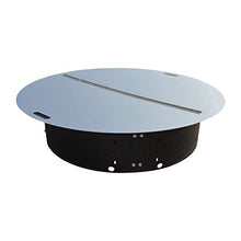 Firebuggz Fire Pit Covers - Stainless Steel Fire Pit Cover, 40” Round - Snuffer Cover Top for Wood or Gas Pit Ring, Silver