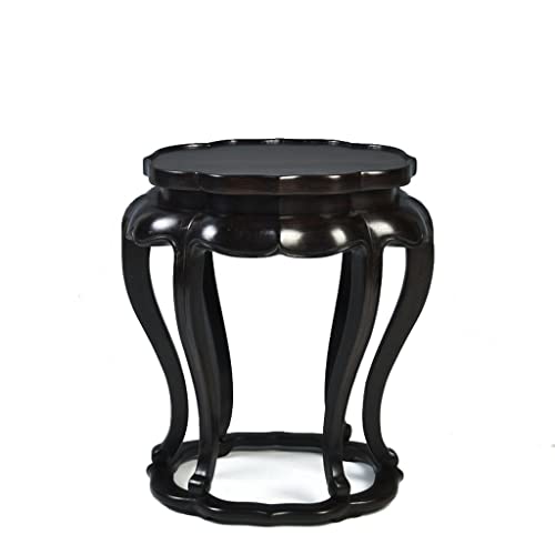 Heavy-Duty Potted Plant Standing Supports Base Bracket Ebony Wood Carving Crafts Home Accessories Ornaments Vase Bonsai Base Wood Fish Tank Statue Teapot Base Plant Container Base (Size : 1) ( )