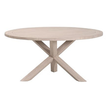 Essentials For Living Boca Outdoor 63" Round Dining Table in Natural