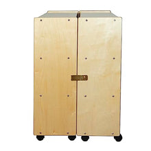 Contender Extra Large Folding Mobile Storage Organizer Natural
