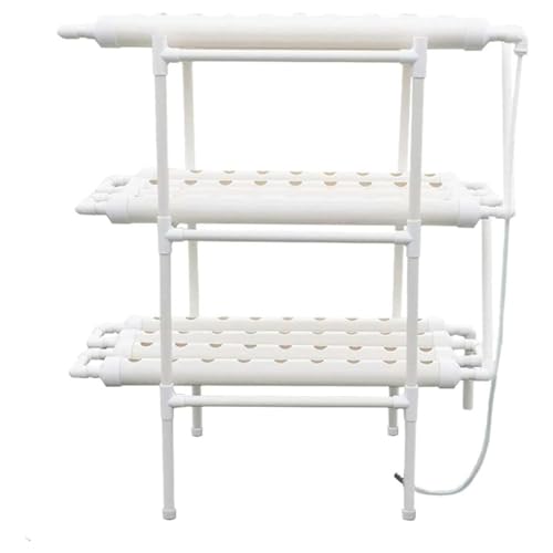 Indoor Hydroponics System Indoor Garden 3 Layers 108 Plant Sites PVC Pipe Hydroponics 12 Pipes Hydroponics Growing System,Indoor Gardening System, Gardening Gifts for Women Mom wyqdp240305