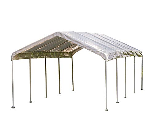 ShelterLogic 12' x 26' SuperMax Heavy Duty Steel Frame Canopy White