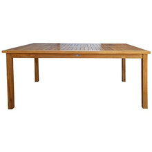MISC Rectangular Teak Wood Bistro Counter Table 63 X 35 Inch Brown Hand Waxed Weather Resistant