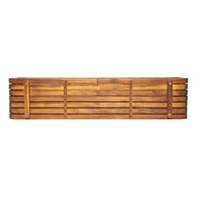Christopher Knight Home Bruno Durable Acacia Wood Outdoor Coffee Table with Hollowed-Out Design, Slatted Patio Side Table, Versatile Patio Outdoor Furniture, No Assembly Needed, Teak