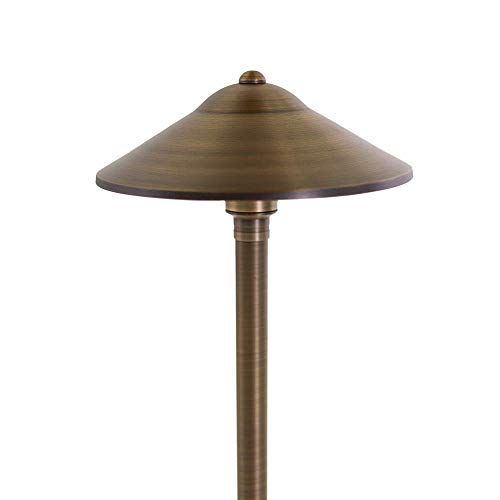 VOLT 12V Brass Max Spread LED Path Light 6-Pack Kit Bronze