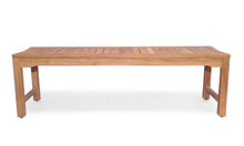 GOLDENTEAK 60-Inch Backless Teak Bench Golden Honey Brown