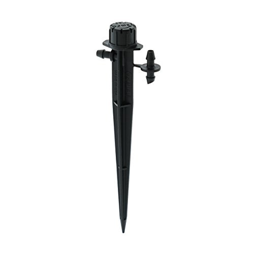 Antelco Adjustable 360 Degree Dripper on 5" Stake for Drip Irrigation Systems - 1000 Pack