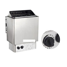 ROROLL Sauna Steam Generator, SCA Stainless Steel Sauna Heater Electric Sauna Stove with Internal Controller 3KW/4.5KW/6KW/8KW/9KW Household Commercial Sauna Room Equipment for Home Spa Sauna(3KW)