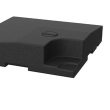 OROTLECT 4 Pieces Cantilever Patio Umbrella Base, Outdoor Offset Umbrella Weights, 176 Lbs Capacity Water Or 264 Lbs Capacity Sand Plates Set, Black