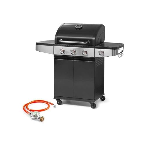 Fieldmann Automatic Gas Barbecue with 3 Burners with Side Burner