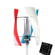 HYZHANHONG 12v, 1000W-3000W Vertical Axi Wind Turbines, 120V 220V Generator Motor Kit for Hybrid Wind Solar System with Charge Controller(48V)
