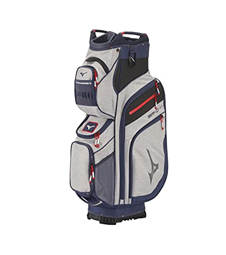 Mizuno BR-D4C Cart Bag Heathered Grey-Navy