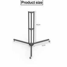 Asiwnshw Pool Organizer for Floats and Toys, Pool Float Holder Storage Rack, Pool Side Organizer Towel Rack with Wheels, Beach Swimming Equipment for Pool, Patio and Garden (Black)