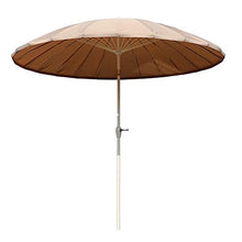 JOMRTS Parasol Garden 2.7M/8.9Ft Large Parasol Umbrella with Push Button Tilt and Crank,for Backyard Beach Pool Market,Uv Protection Round Outdoor Table Umbrella