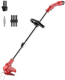 AMYYTL Rotary Mowers Portable Cordless String Trimmer Household Rechargeable Lawn Mower, Garden Electric Lawn Mower, Multifunctio.