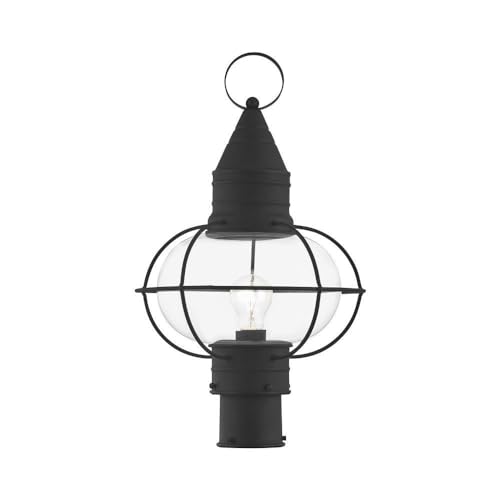 Livex Lighting 26905-04 Lanterm from Newburyport 1-Light Fixture, Black