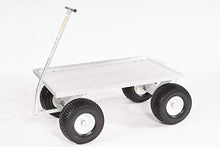 Heavy Duty Jupiter Pull Wagon Aluminum- Pull Cart-Large 13" Turf Tires- Made in USA!