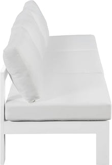 Meridian Furniture 375White-S90B Nizuc Collection Modern | Contemporary Outdoor Patio Modular Sofa