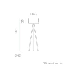 newgarden Tripod Floor Lamp 55 Inch with Wooden Legs, Rechargeable LED Outdoor Lamp with Remote Control – Chloe Modern Patio Lamp