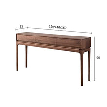 Buddha Altar Table North American Black Walnut Wood Porch Cabinet, Solid Wood Porch Table Table, Foyer Side Cabinet, Long Strip Table, Nordic High Foot Table Buddha Altar Support Table (Colo