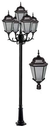 DABMAR LIGHTING INC GM2308-B-FROST Fixture,Post,2308,B,Frsted Glass,5