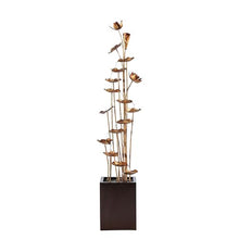 Tocca Zinc Metal Gold Lotus Fountain