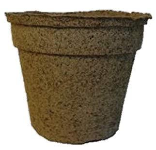 Cow Pots - 3 inch Round - Natural Manure Pots - Biodegradable Peat - One Case - 840 pots by Growers Solution