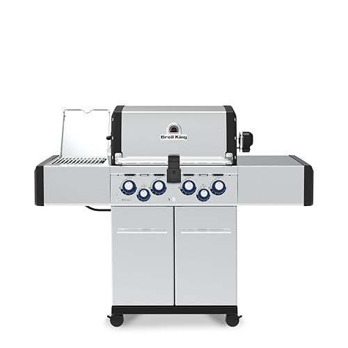 Broil King 956947 Regal S 490 Pro IR Natural Gas Grill, 5-Burner, Stainless Steel