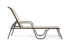 Winston Key West 2 Piece Padded Sling Stacking Chaise Set Textured Pewter