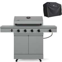 Tytus 5-Burner Propane Gas Grill & Cover, 60K Total BTUs, 721 sq in