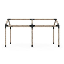 TOJAGRID Grid 30 Double Pergola Kit for 6x6 Wood Posts