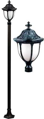 DABMAR LIGHTING GM5501-VG Showcase Post Light Fixture 120 Volts Verde Green