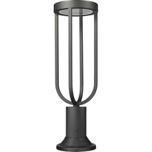 Z-Lite Leland - 12W 1 LED Outdoor Pier Mount in Industrial Style-23 Inches Tall and 7 Inches Wide