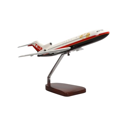 High Flying Models Boeing 727-200 TWA Large Mahogany Sculpture Multicolor