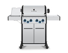 Broil King 677344 Baron S 490 Pro IR 4-Burner Pellet Ready Propane Gas Grill in Stainless Steel with Infrared Infrared Side Burner and Rear Rotisserie Burner