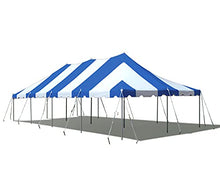 TentandTable 20' x 40' Premium Commercial Pole Tent with Blue & White Top