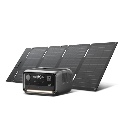 EF ECOFLOW Solar Generator River 3 Plus & 45W Solar Panel, 286Wh