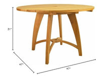 Anderson Teak Florence Round Table, 47-Inch
