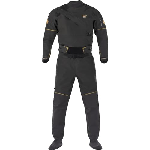 Level Six Women's Freya Black Out Dry Suit Black XL