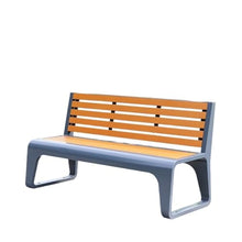 LUYOUBOZHU Patio Benches Waterproof WPC Park Bench for Outdoor Patio, Garden & Plaza Seating(Yellow)