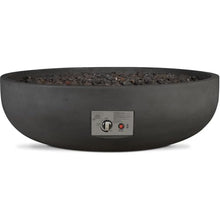 BBQGUYS Grand Lake 48 Inch Round Concrete Propane Fire Bowl in Gray Signature