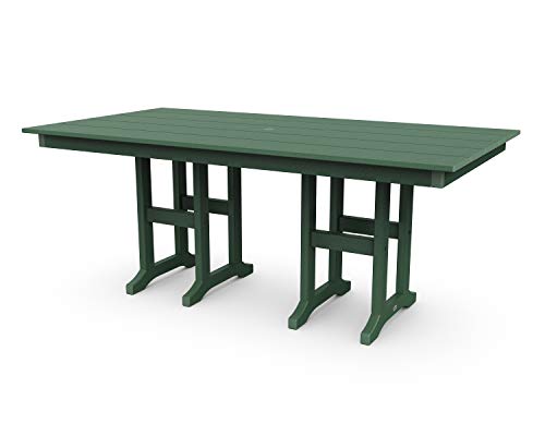 Polywood® Farmhouse 37" x 72" Dining Table in Green