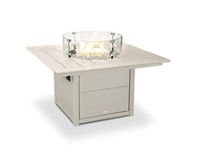 Polywood® Square 42" Fire Pit Table (Sand)