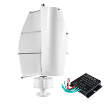 24V,10000W No Noise Low Speed Vertical Axis Wind Power Turbine Generator+220V Roof Mount Residential Home Use High Efficiency Windmill for Home/RV/Marine